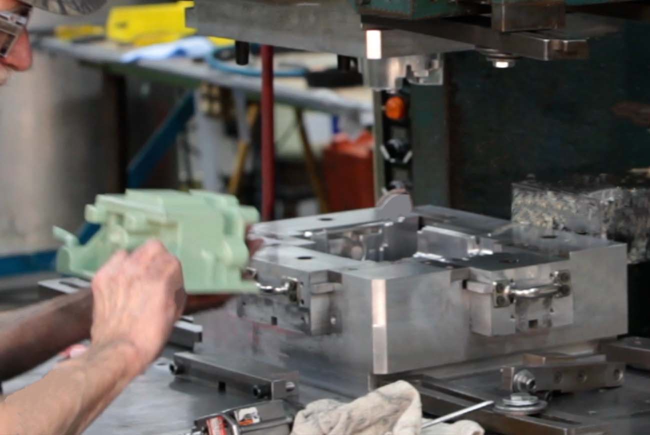 Investment casting mold